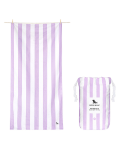 Dock & Bay Πετσέτα θαλάσσης Cabana - Lombok Lilac Microfiber (Μικροϊνες) (160cm x 90cm)