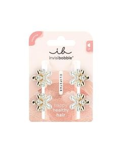 Invisibobble Clipstar Happy Healthy Hair - Pearly Flower (4pcs)