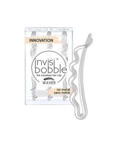 Invisibobble Waver Crystal Clear Hair Clip (3 τμχ)
