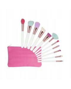 Tools for Beauty - 11Pcs Makeup Brush Set With Case - Multicolor
