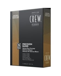 American Crew Precision Blend Natural Gray Coverage - Medium Ash 5-6 (3x40ml)