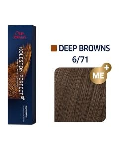 Wella Professionals Koleston Perfect Me+ Deep Browns 6/71 - Ξανθό Σκούρο Καφέ Σαντρέ (60ml)