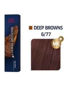Wella Professionals Koleston Perfect Me+ Deep Browns 6/77 - Ξανθό Σκούρο Καφέ Έντονο (60ml)