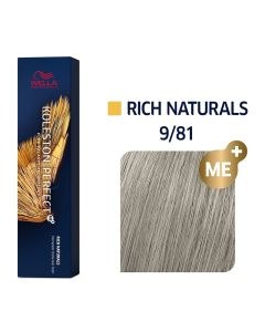 Wella Professionals Koleston Perfect Me+ Rich Naturals 9/81 - Ξανθό Πολύ Ανοιχτό Περλέ Σαντρέ (60ml)