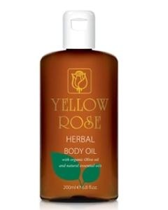 Yellow Rose Herbal Body Oil (200ml)