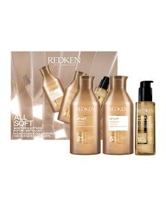 Redken - All Soft Holiday Set XMAS 2026 (Shampoo 300ml, Conditioner 300ml & Oil 100ml)