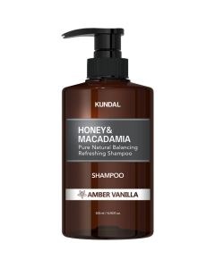 Kundal Honey & Macadamia Shampoo - Amber Vanilla (500ml)