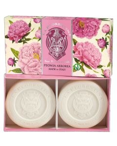 La Florentina Sculpted Soap Set - Arboreal Peony (2x115g)