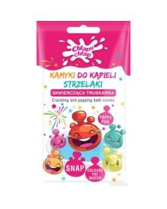 Chlapu Chlap Bath Stones Shooters Crackling Strawberry - Pink (30g)