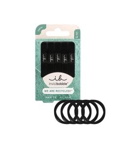 Invisibobble Hair Tie Earth - Black (5pcs)