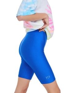 PCP Amaryllis Blue Biker Shorts (One Size)