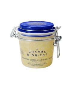Charme D' Orient Alum Stone Body Scrub - Amber Fragrance (300g)