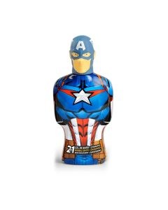 Marvel Captain America 2 In 1 Bubble Bath - Shampoo (350ml)