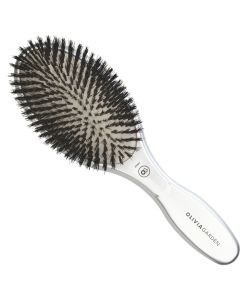 Olivia Garden Expert Care Oval ID2031 Boar Hairbrush - Silver