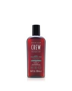 American Crew Official Supplier To Men 3-In-1 Chamomile + Pine Shampoo, Conditioner & Body Wash (250ml)