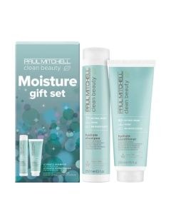 Paul Mitchell Clean Beauty Moisture Gift Set Duo (Shampoo 250ml, Conditioner 250ml)