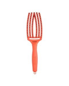 Olivia Garden Fingerbrush Combo Medium On The Road Again Hair Brush - Orange Dream