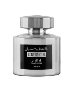 Lattafa Confidential Platinum Men Eau De Parfum (100ml)