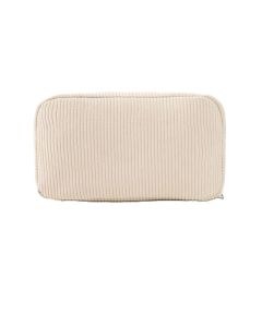 Bobby Warren Corduroy Cosmetics Bag - Apricot