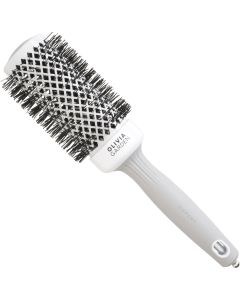 Olivia Garden Expert Blowout Shine ID2005 Hair Brush - White & Grey (45mm)