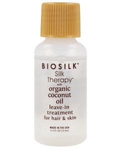 Biosilk - Silk Therapy Organic Coconut Oil Leave-In Treatment for Hair & Skin (15ml)