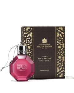 Molton Brown Fiery Pink Pepper Festive Bauble Bath & Shower Gel (75ml)