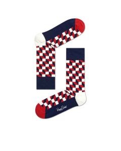 Happy Socks Filled Optic Sock (Size: 41-46)