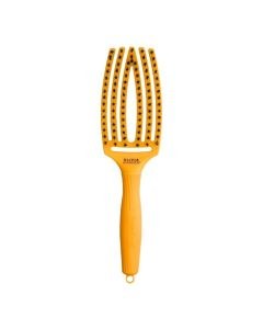 Olivia Garden Fingerbrush Combo Medium On The Road Again Hair Brush - Yellow Sunshine
