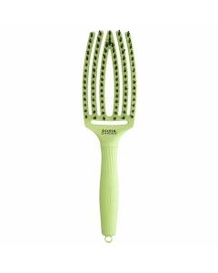 Olivia Garden Fingerbrush Dolce Vita Hairbrush - Green Pistachio