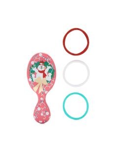 Wet Brush Frosty The Snowman Kit (Mini Detangler & 3 x Seamless Elastics)
