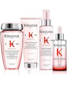 Kérastase Genesis Bundle - Μέθοδος Περιποίησης Διπλής Δράσης κατά της Τριχόπτωσης για Κανονικά / Λεπτά Μαλλιά