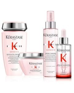 Kérastase Genesis Bundle - Μέθοδος Περιποίησης Διπλής Δράσης κατά της Τριχόπτωσης για Χονδρά Ξηρά Μαλλιά