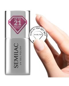 Semilac UV Gel Polish Top Get Wet Top Coat (7ml)