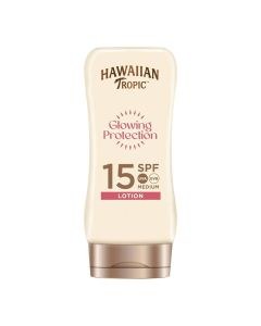 Hawaiian Tropic Glowing Protection SPF 15 UVA UVB Medium Lotion (180ml)