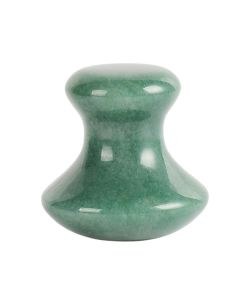 Bobby Warren Natural Green Aventurine Face Massage Tool Mushroom Shaped