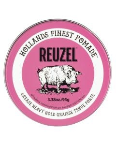 Reuzel Hollands Finest Pomade Grease Heavy Hold - Pink (95g)