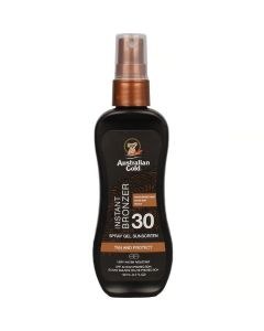 Australian Gold Instant Bronzer Spray Gel Sunscreen SPF30 (100ml)