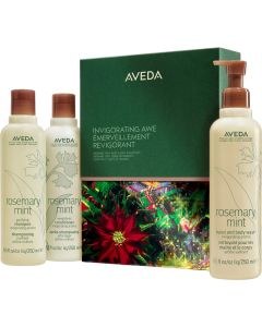 Aveda - Invigorating Awe Rosemary Mint Hair & Body Essentials Gift Set (Shampoo 250ml, Conditioner 250ml & Body Wash 250ml)