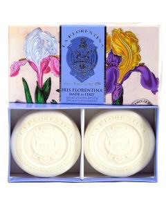 La Florentina Sculpted Soap Set - Iris Florentina (2x115g)