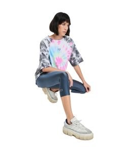 PCP Jacqueline Capri 6/8 Shiny Leggings - Coal (One Size)