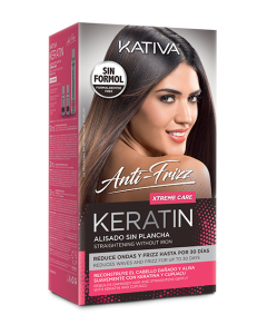 Keratin Alisado Anti Frizz Xtreme Care Kit (Shampoo 30ml & Conditioner 30ml & Mask 150ml)
