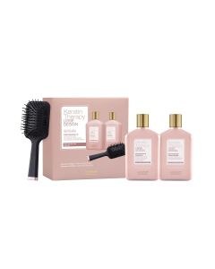 Alfaparf Milano Keratin Therapy Lisse Design Revitalizing Maintenance Kit (Shampoo 250ml, Conditioner 250ml & Hairbrush)