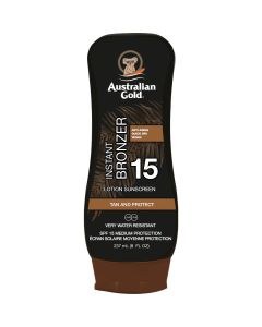 Australian Gold Instant Bronzer Lotion Sunscreen SPF15 (237ml)