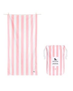 Dock & Bay Quick Dry Beach Towel - Malibu Pink XL (200cm x 90cm)
