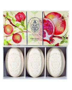 La Florentina Gift Box Hand Soap - Melograno (3x150g)