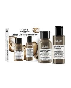 L’Oréal Professionnel Molecular Repair Hair Kit Duo (Shampoo 100ml & Rinse-Off Serum 75ml)