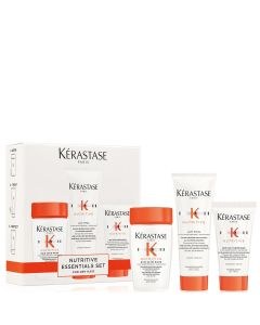 Kérastase Nutritive - Essentials Set For Dry Hair (Bain Satin 30ml, Lait Vital 75ml & Nectar Thermique 50ml)