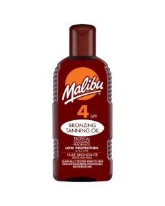 Malibu Bronzing Tanning Oil 4SPF (200ml)