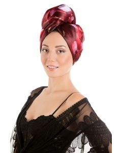 La Cocona Luxury Satin Hair Towel Wrap - Orchid