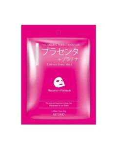 Mitomo Placenta + Platinum Essence Sheet Mask (25g)